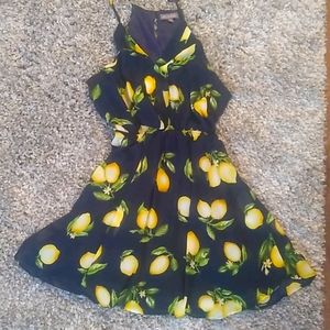 Lemon Print Dress